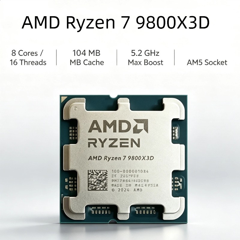معالج AMD Ryzen 7 9800X3D AM5  - مراجعة Amd Cpu Ryzen 7 وسعره