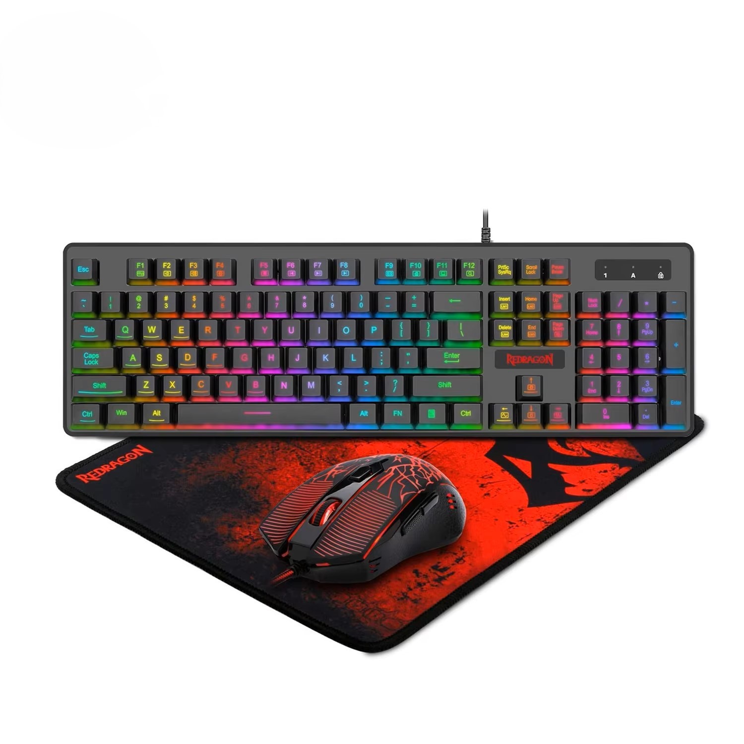 لوحة مفاتيح وماوس للألعاب Redr - مراجعة Gaming Keyboard No Rgb وسعره