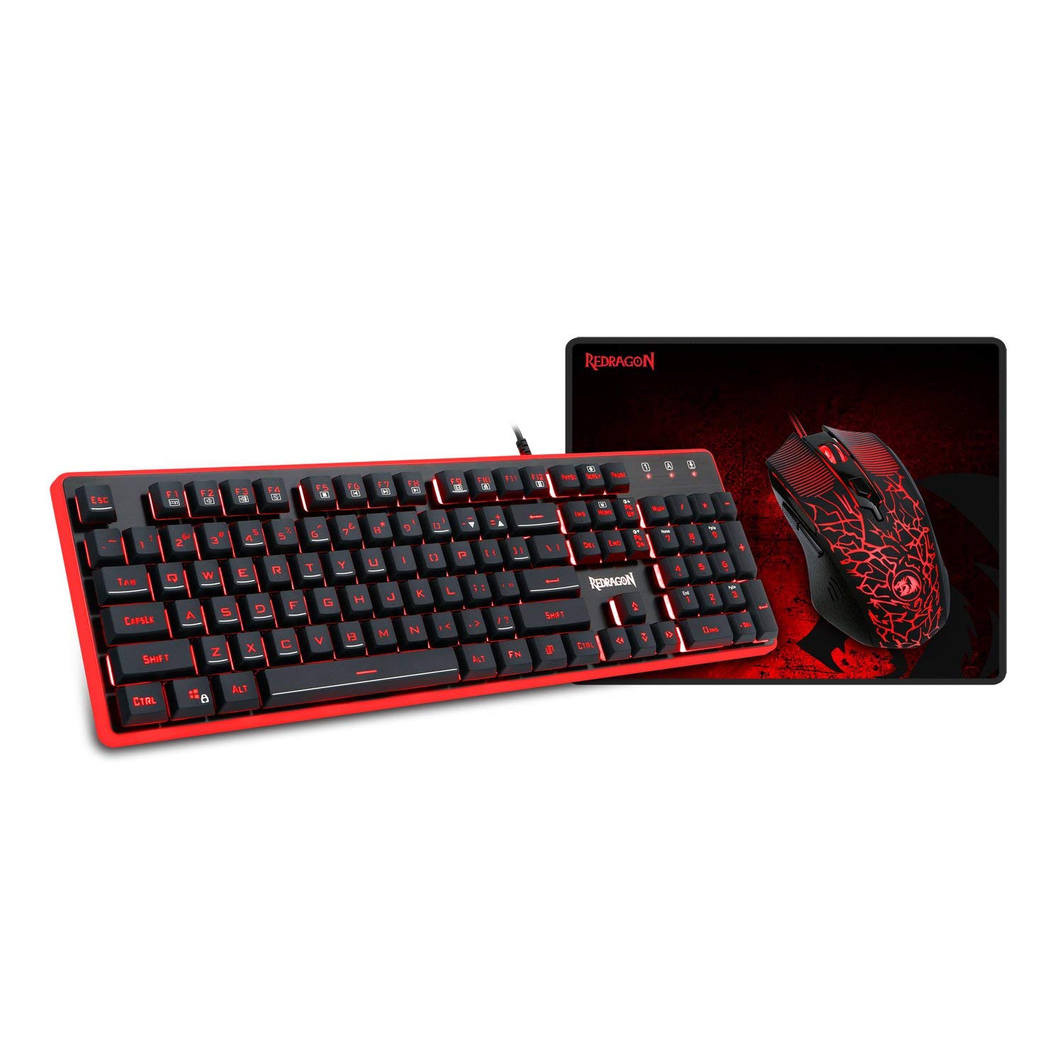 لوحة مفاتيح وماوس للألعاب Redr - مراجعة Gaming Keyboard No Rgb وسعره